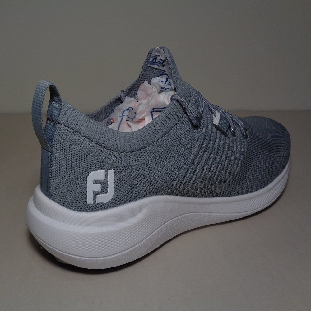 FootJoy Size 8.5 M FLEX XP Grey Waterproof Sneakers New Women's Golf Shoes - Picture 13 of 16
